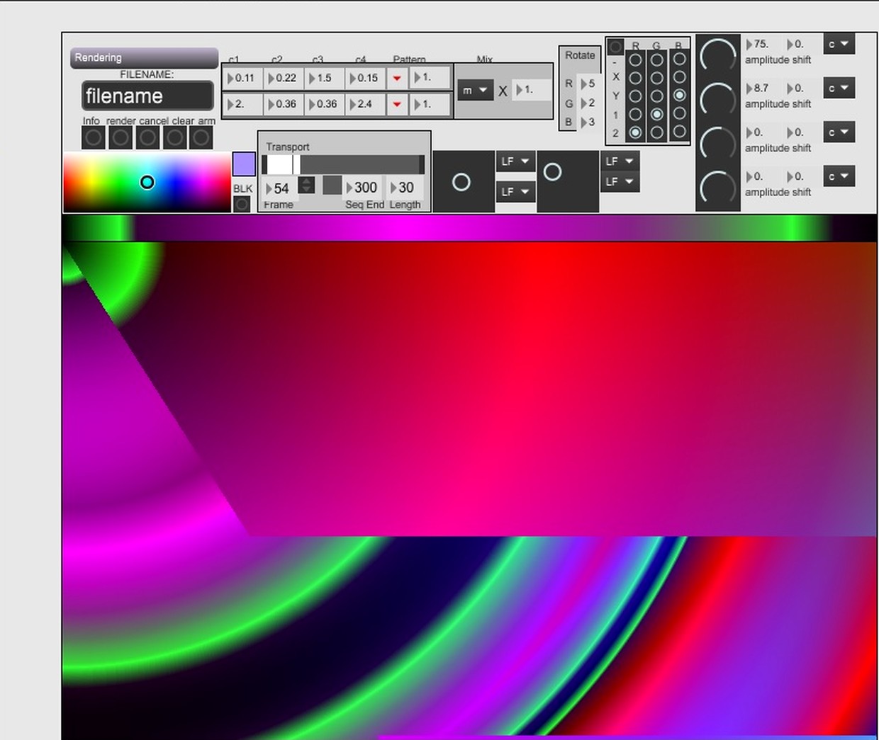 MOTH interface running in the preserved Max 8 port
