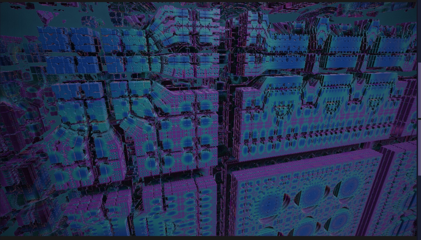 GLSL 3D audioreactive Mandelbrot thumbnail