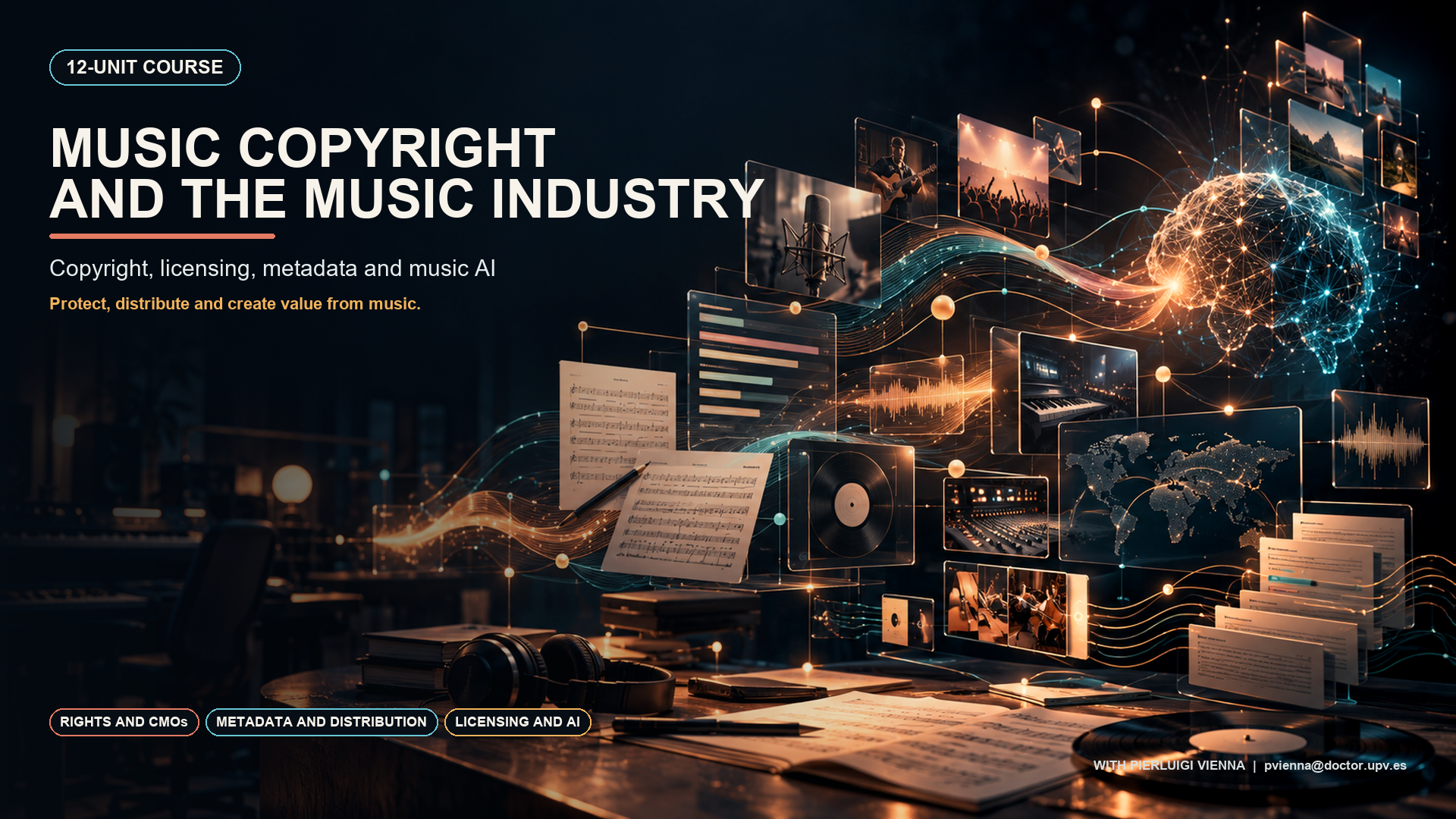 Music Copyright and the Music Industry course visual