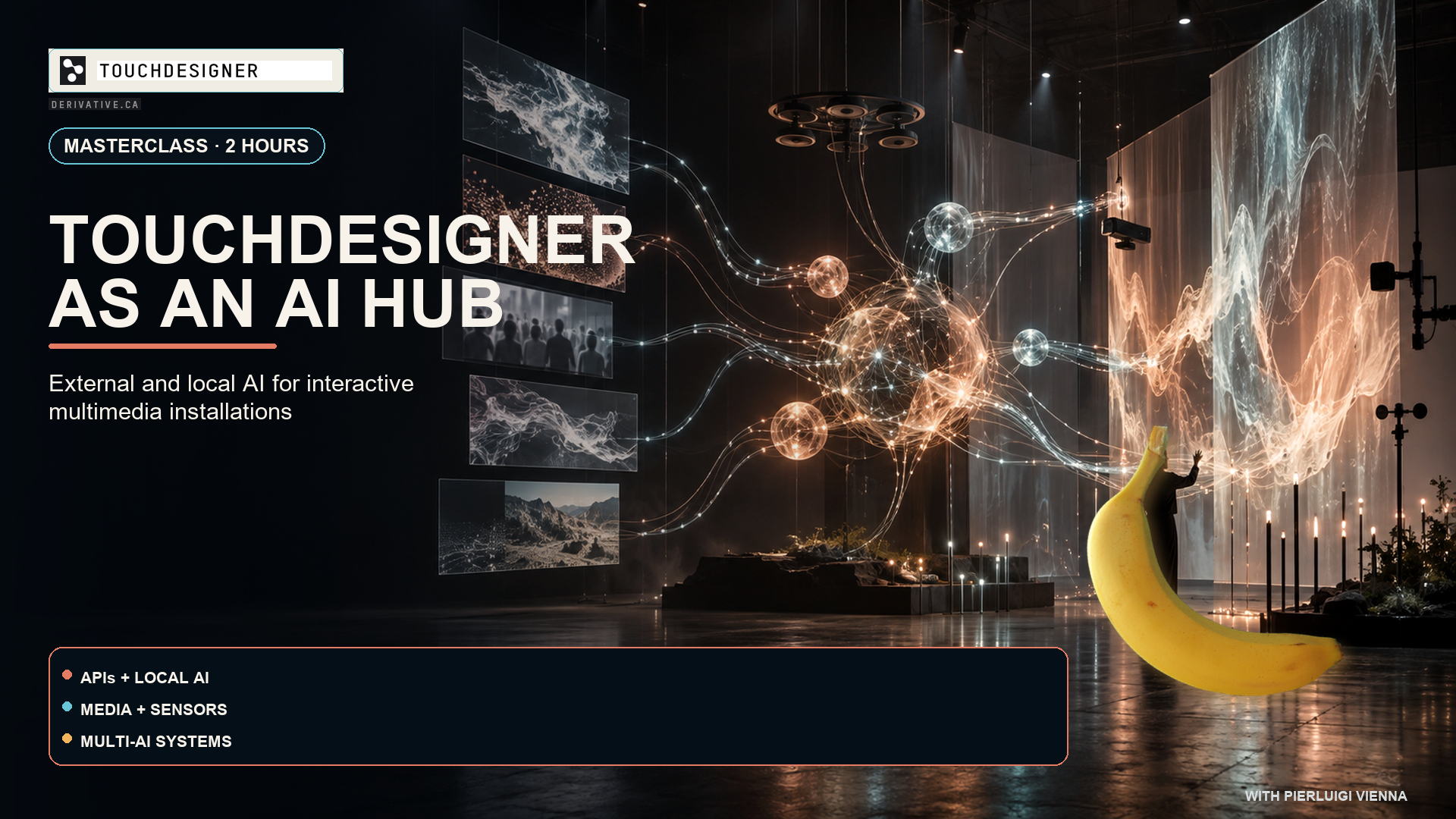TouchDesigner as an AI Hub workshop visual